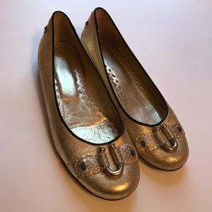 Juicy Couture leather “peggy” flat